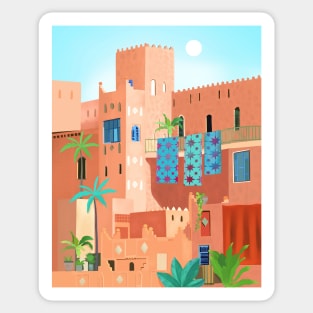 Kasbah Marrakech Sticker